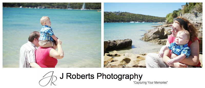 Family at the beach - sydney family portrait photographer